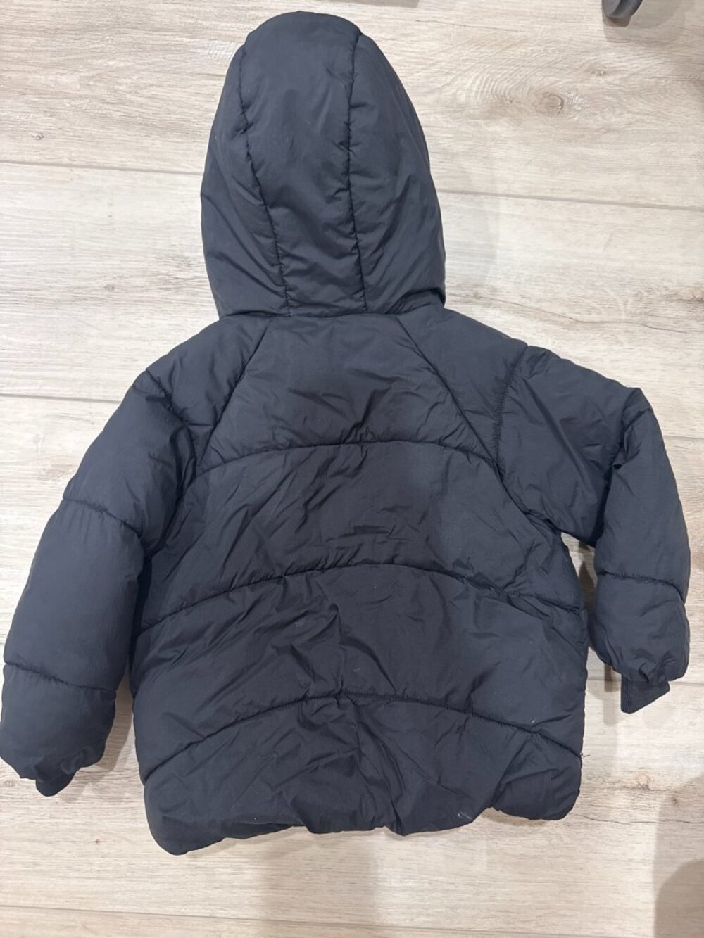 Zara Kids Black Puffer Jacket - Size 3-4Y